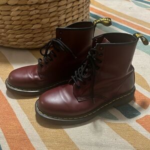 Dr. Martens 1460 Smooth Leather Lace Up Boots